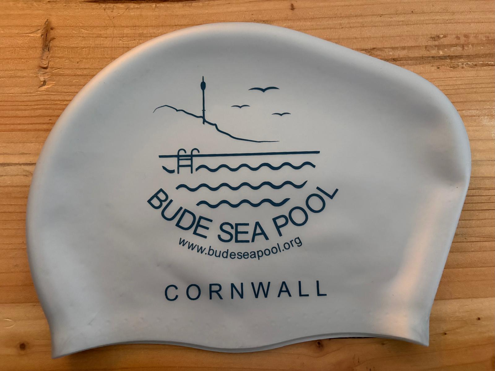 Swim Hat - Silver, Long Hair image