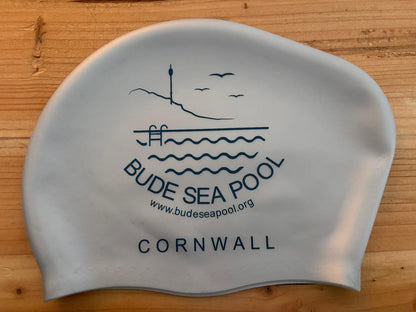 Swim Hat - Silver, Long Hair image