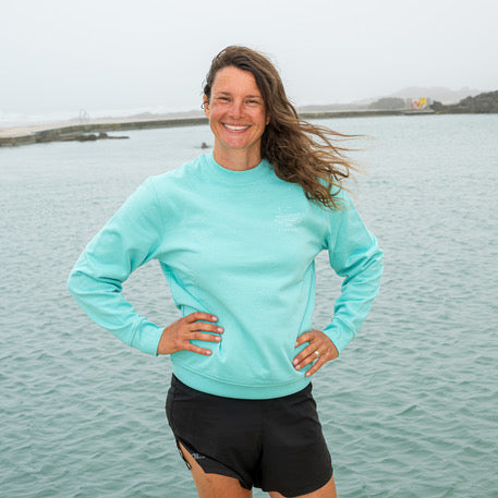 Sweatshirt Organic Unisex Pool Blue image 0