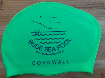 Swim Hat - Green, Long Hair image