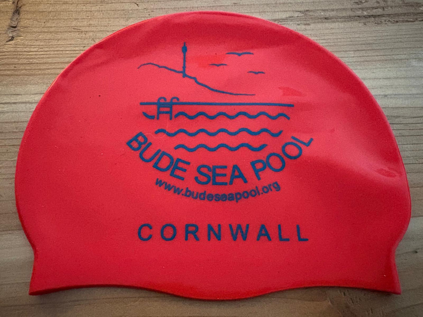 Swim Hat - Red, Short Hair image