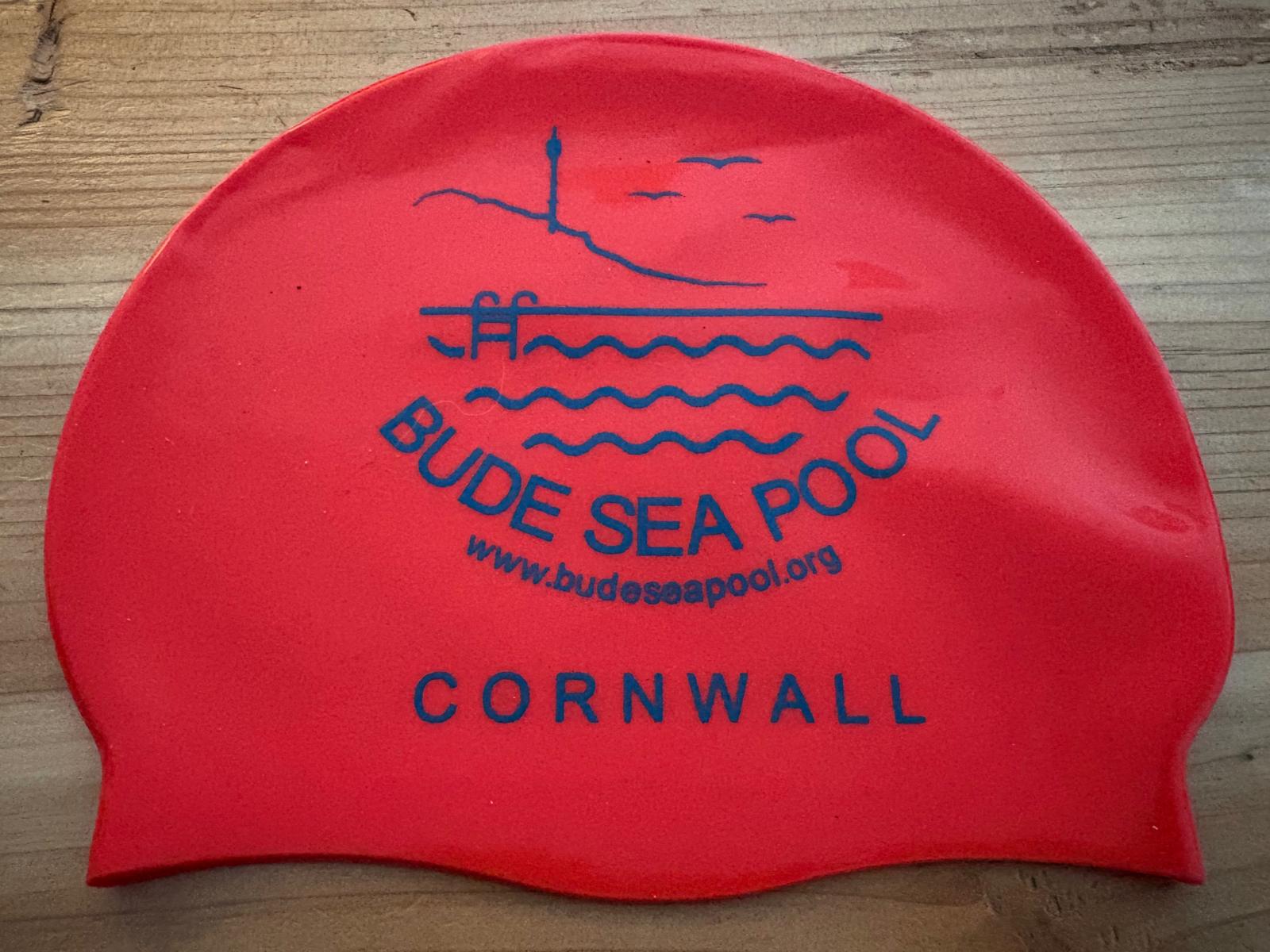 Swim Hat - Red, Short Hair image