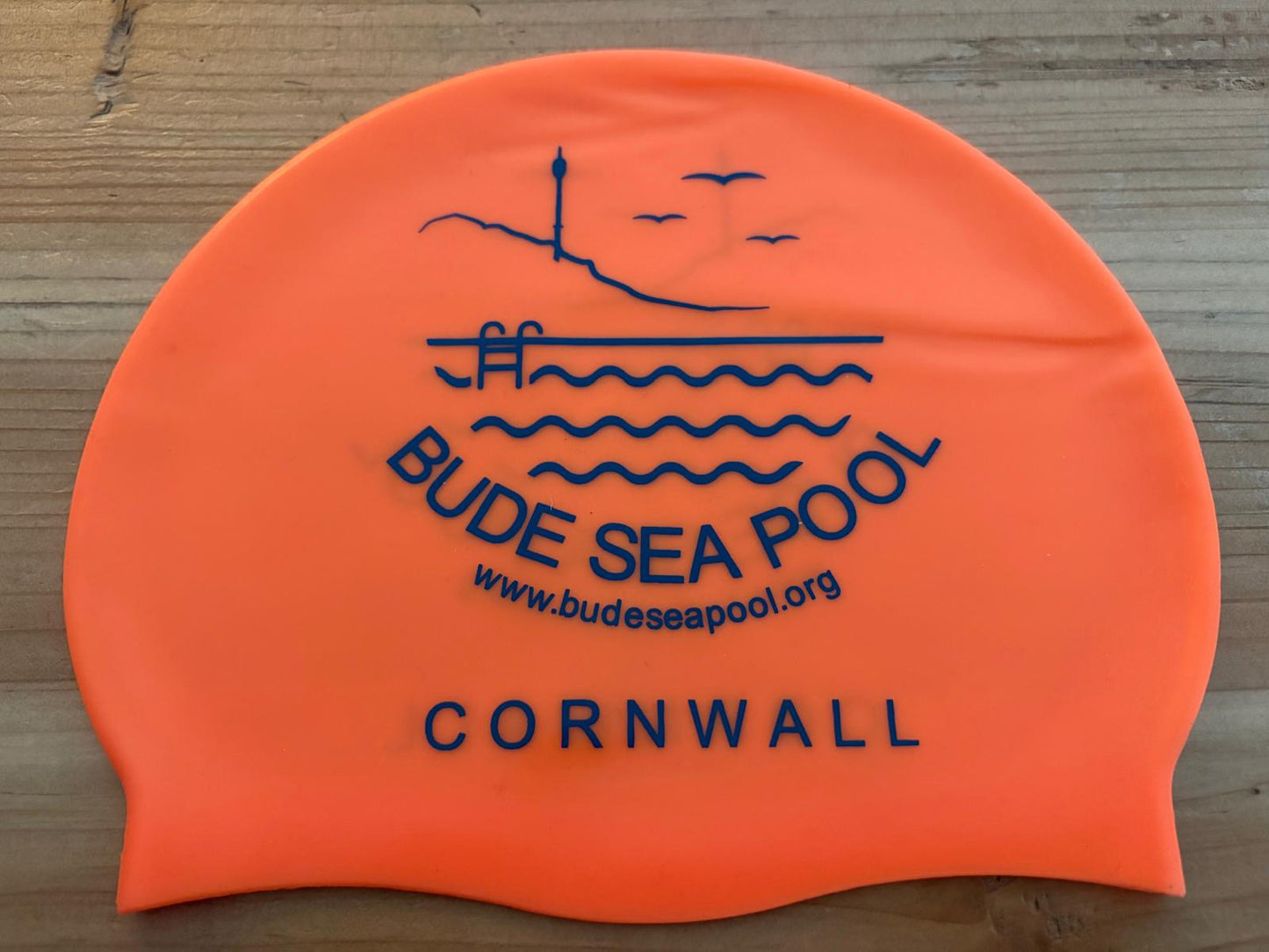 Swim Hat - Orange, Short Hair image