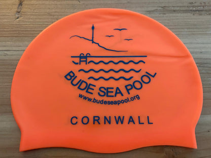 Swim Hat - Orange, Short Hair image