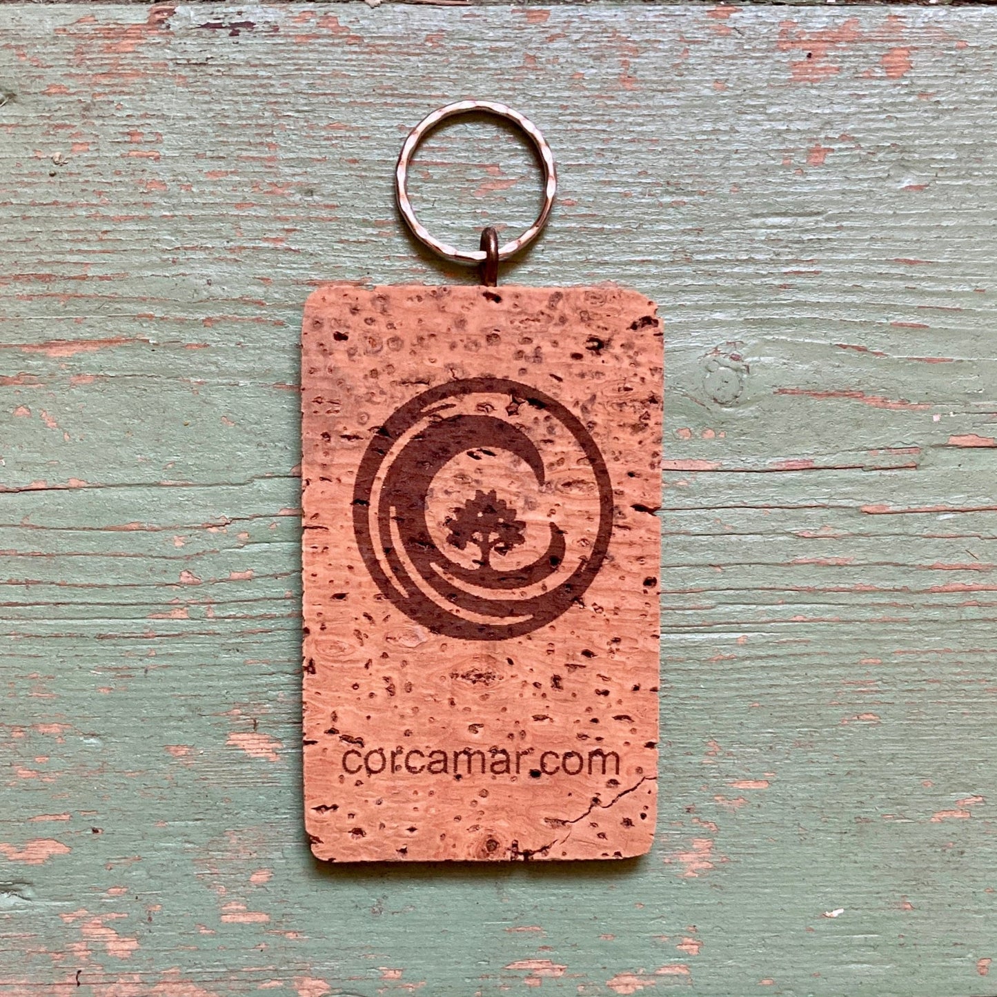 Cork Key Ring with Bude Sea Pool Logo 2026
