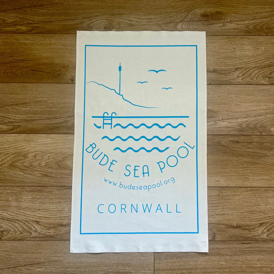 Organic Cotton Logo Tea Towel