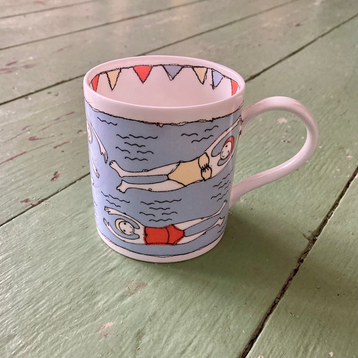 Poppy Treffry Bathers Bone China Mug