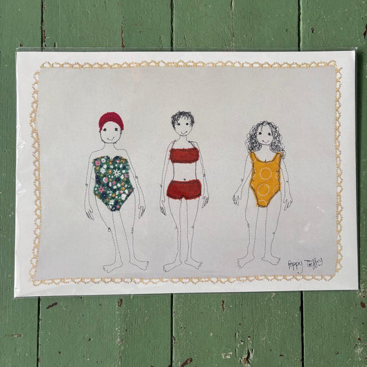 Poppy Treffry Bathing Beauties A3 Print