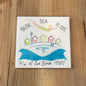 Beach Huts Design Trivet