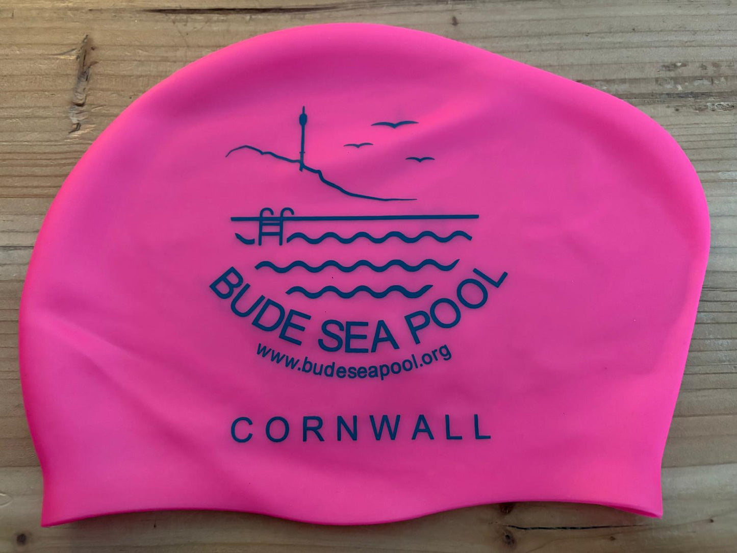 Swim Hat - Pink, Long Hair image