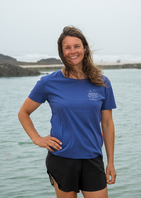 Organic Cotton Women's Scoop Neck T-Shirt - Dusk, XS image