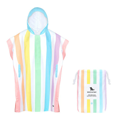 Poncho Adult Dock and Bay - Unicorn Waves, Small image