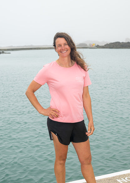 Organic Cotton Women's Scoop Neck T-Shirt - Pink Joy, XS image